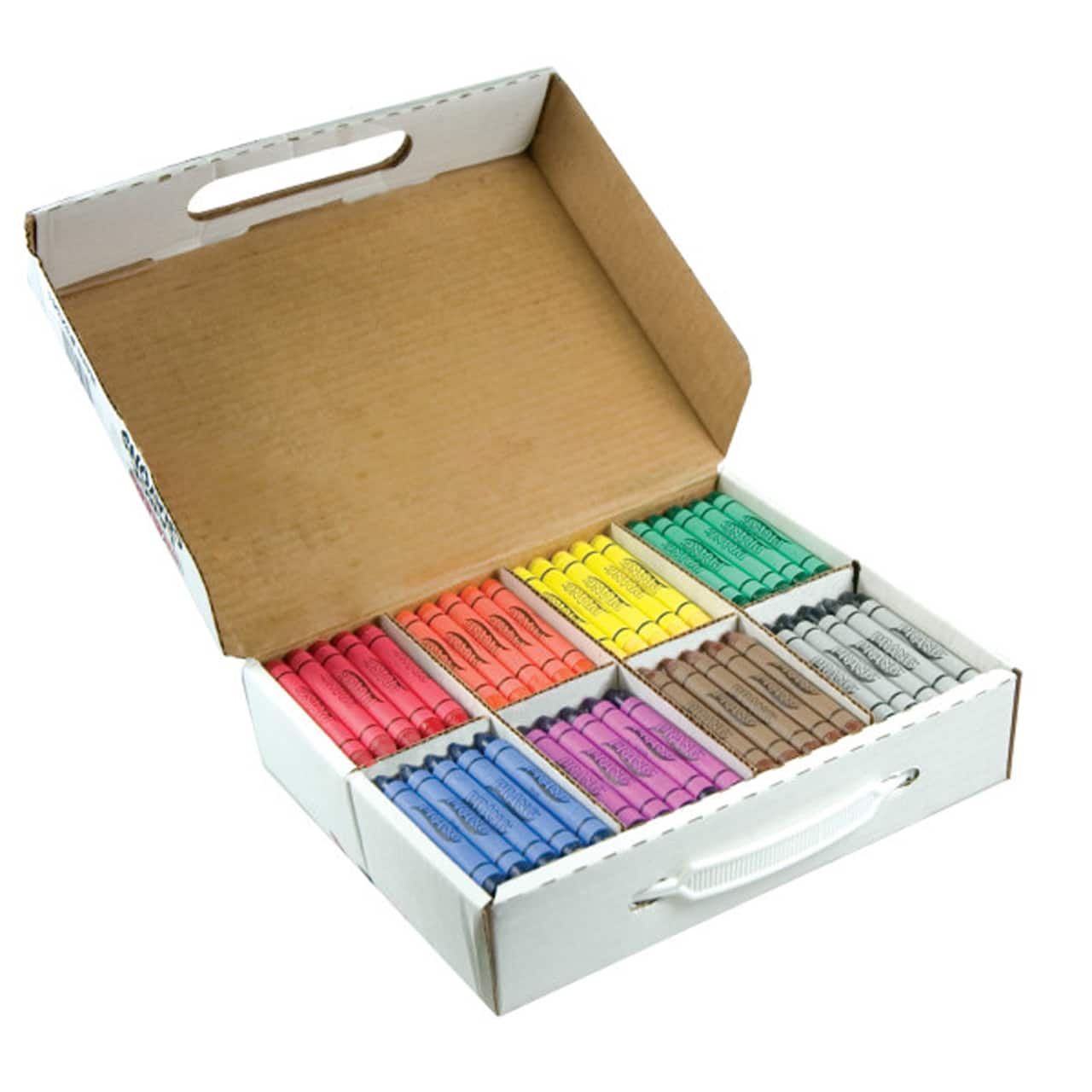 6 Packs: 200 ct. (1,200 total) Prang® Large Crayons Master Pack